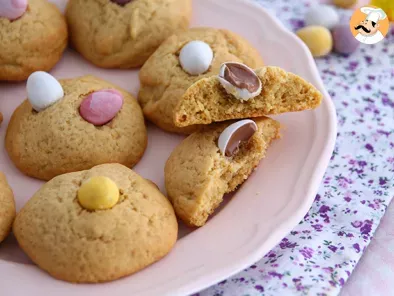 Receta Cookies de vainilla con huevos de pascua