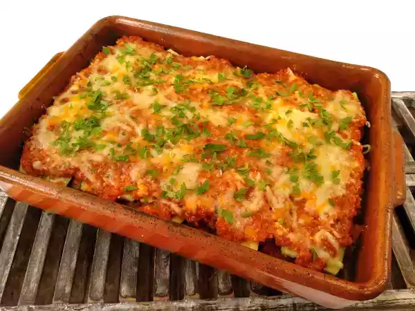 Receta Lasaña de calabacín y quinoa