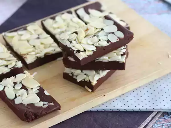 Receta Fudge vegano de cacahuete