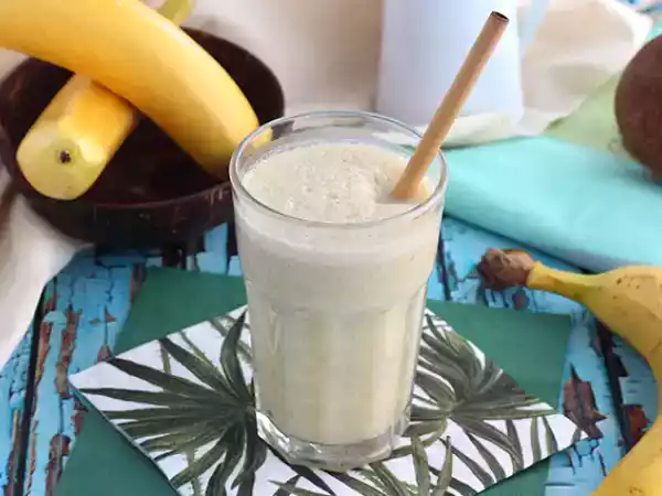 Receta Batido de plátano y vainilla