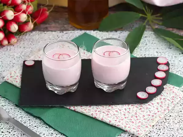 Receta Sopa fría de rábano