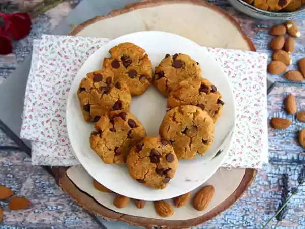 Receta Galletas de okara (pulpa de almendra) - receta vegana y sin gluten