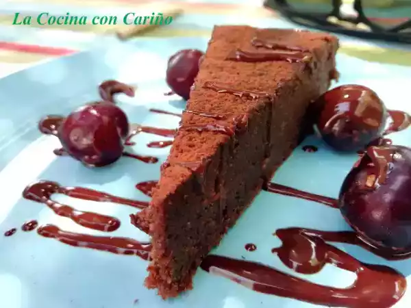 Receta Tarta húmeda de chocolate y almendra