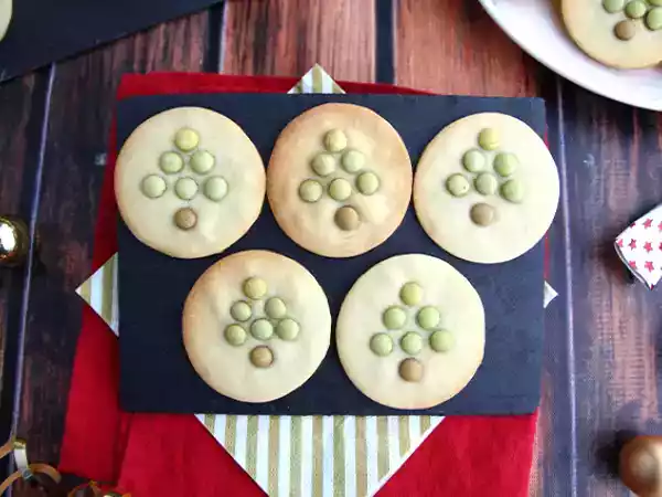 Receta Galletas sablés de árbol de navidad