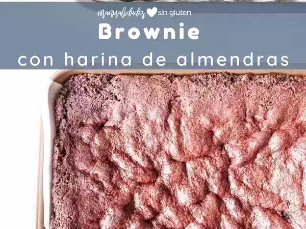 Receta Brownie sin gluten con harina de almendras