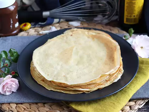 Receta Masa de crepes con cerveza (sin lactosa)