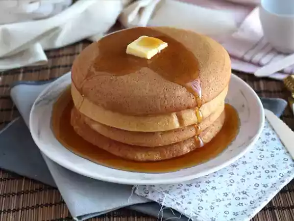 Receta Tortitas japonesas. pancakes esponjosas