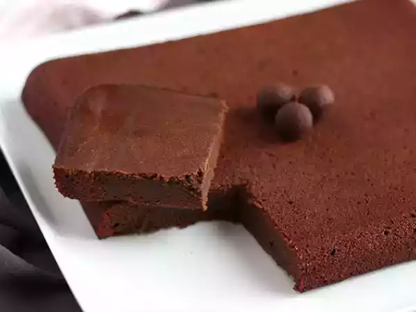 Receta Brownie sin mantequilla