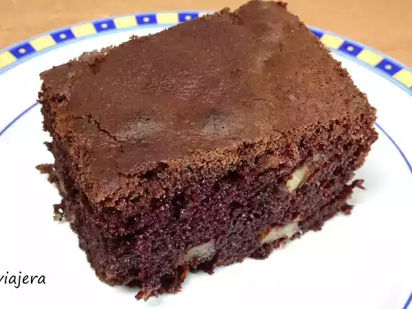 Receta Brownie de chocolate y nueces americano