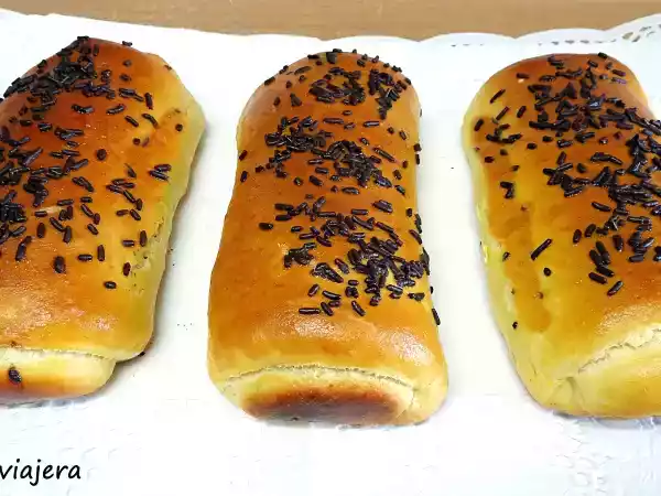 Receta Napolitanas de chocolate. masa brioche