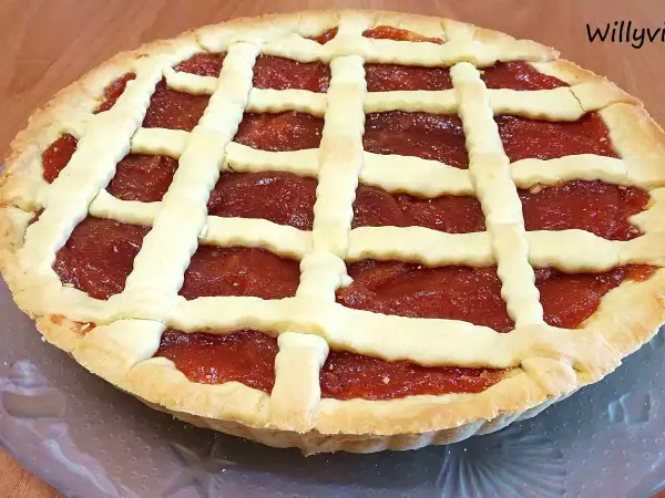 Receta Crostata de membrillo. pasta frola