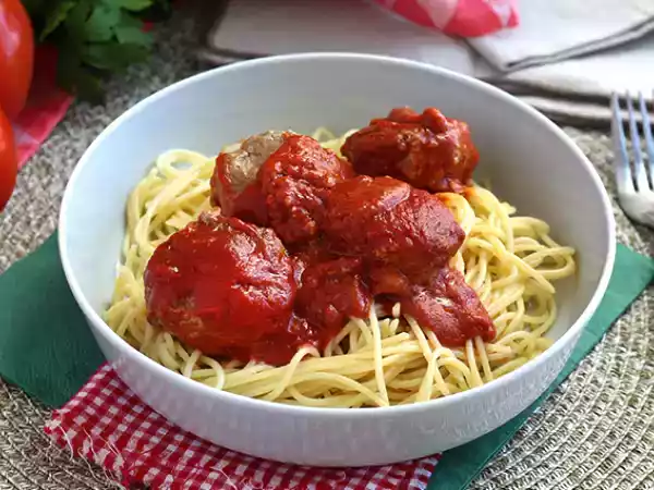 Receta Albóndigas de ternera rellenas de mozzarella