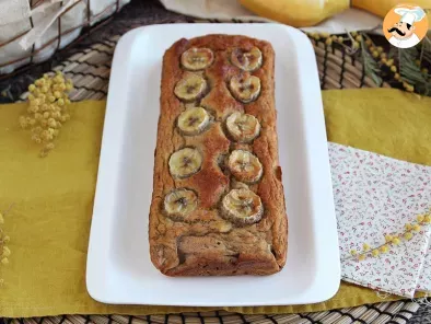 Receta Bizcocho de plátano sin azúcar – Banana Bread