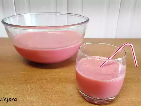 Receta Batido de sandía y yogur