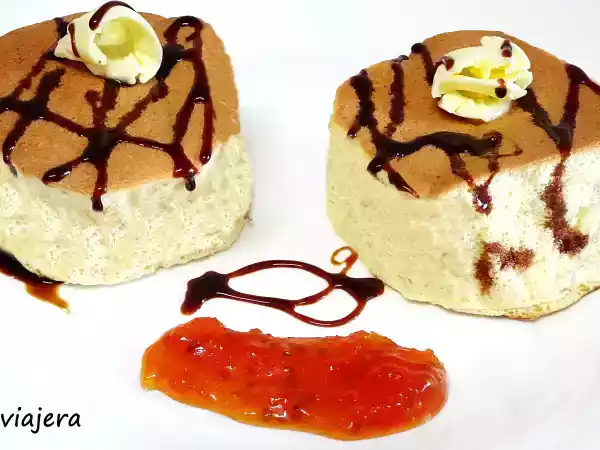 Receta Panqueques soufflés japoneses