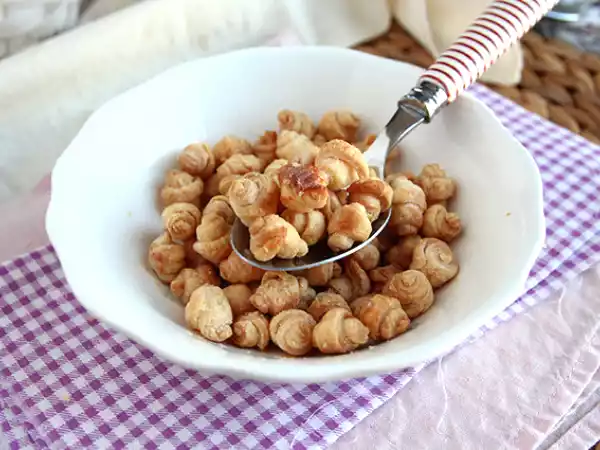 Receta Cereales de mini croissants