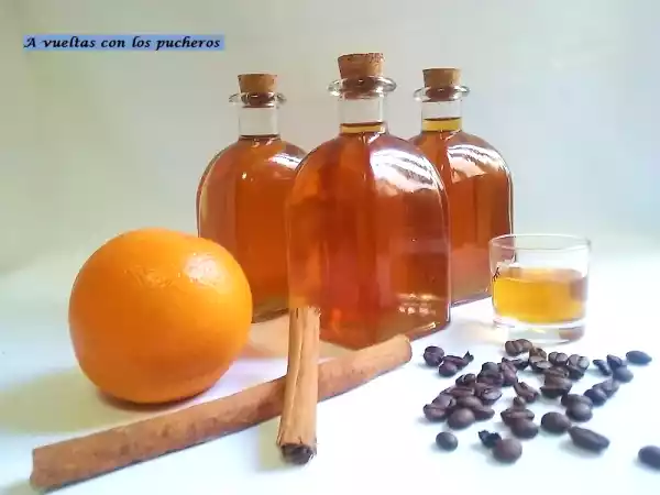 Receta Licor navideño de naranja