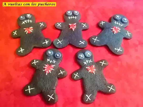 Receta Halloween: muñecos vudú