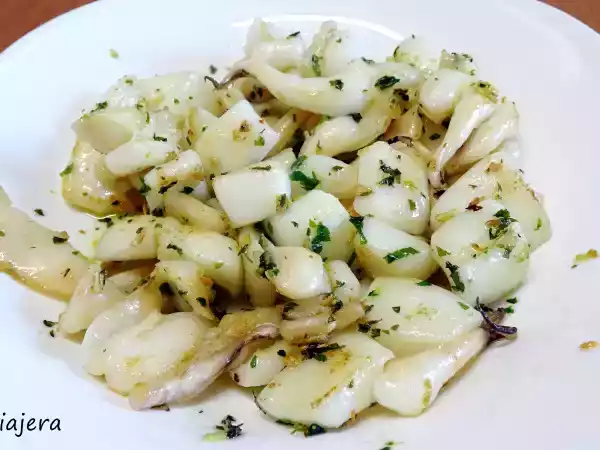 Receta Sepia tierna a la plancha en 4 minutos