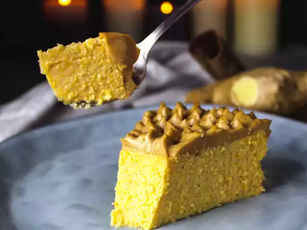 Receta Cheesecake de calabaza y peanut butter