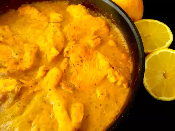 Receta Filetes de pavo en salsa de limón