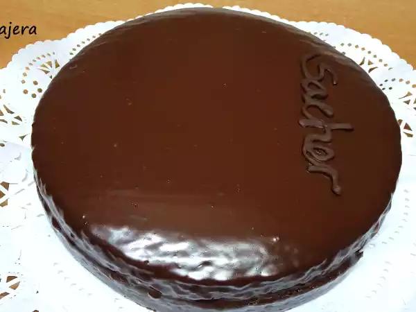 Receta Tarta sacher auténtica de viena
