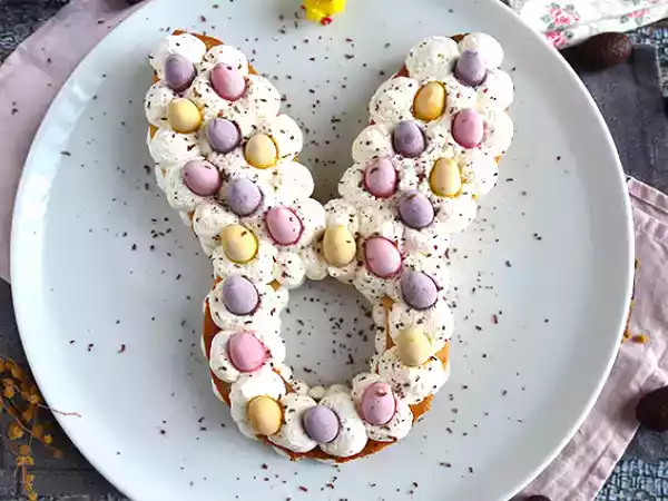 Receta Tarta conejo de pascua