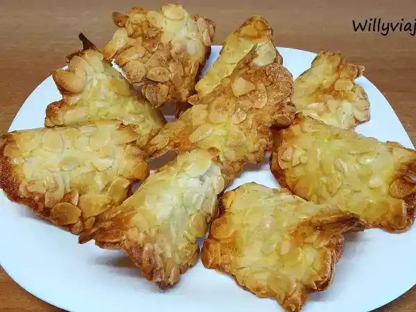 Receta Tejas de almendra laminada