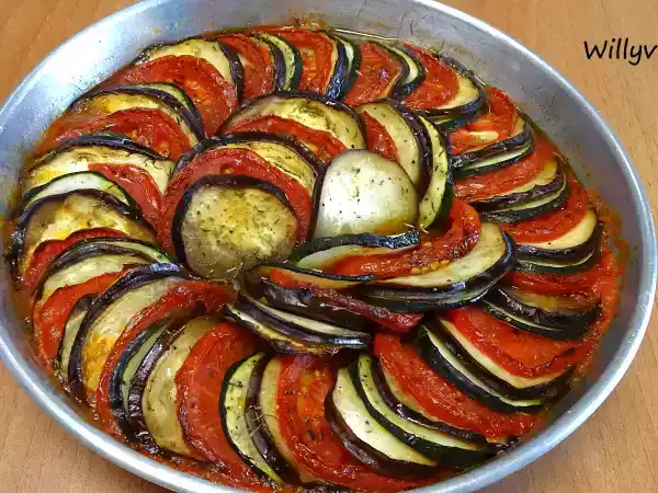 Receta Ratatouille. la receta de la película