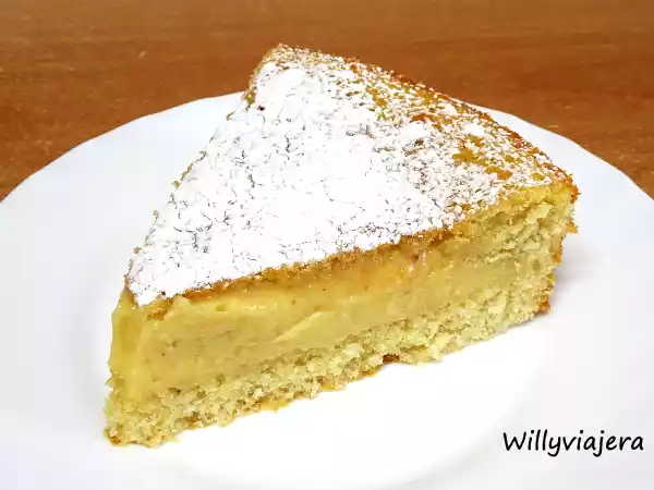 Receta Bizcocho relleno de avellana