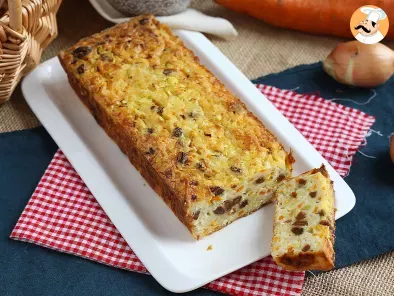 Receta Cake de sémola con calabacín y zanahoria