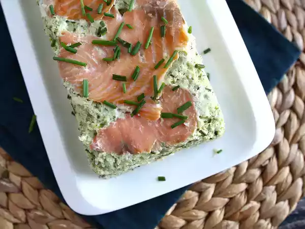 Receta Terrina de calabacín y salmón ahumado