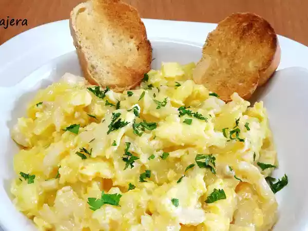 Receta Bacalao ajoarriero aragonés