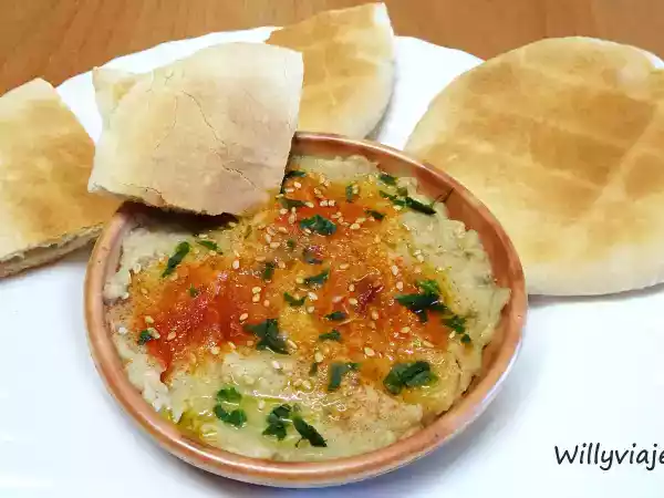 Receta Hummus de berenjena o baba ganoush