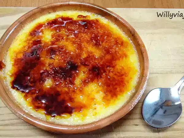 Receta Crema catalana casera