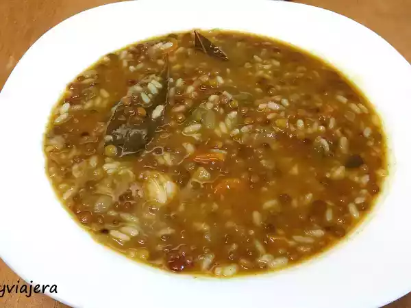 Receta Lentejas en olla exprés