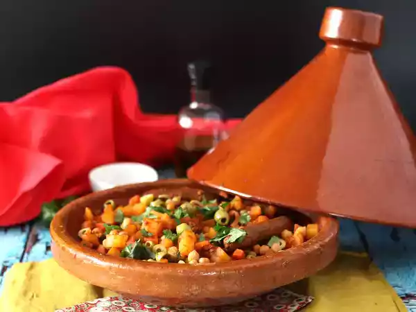 Receta Tajine de ternera y verduras