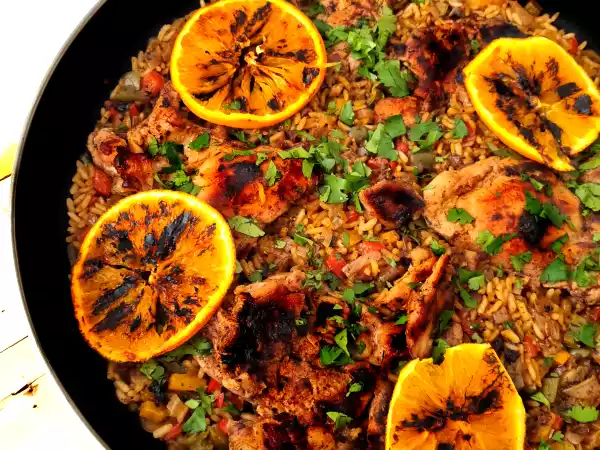 Receta Arroz con pollo jerk (receta jamaicana)
