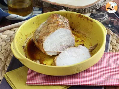 Receta ¿cómo cocinar un lomo de cerdo asado en el horno?