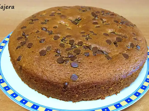 Receta Bizcocho de coco y perlitas de chocolate