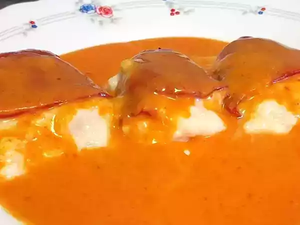 Receta Pimientos rellenos de bacalao
