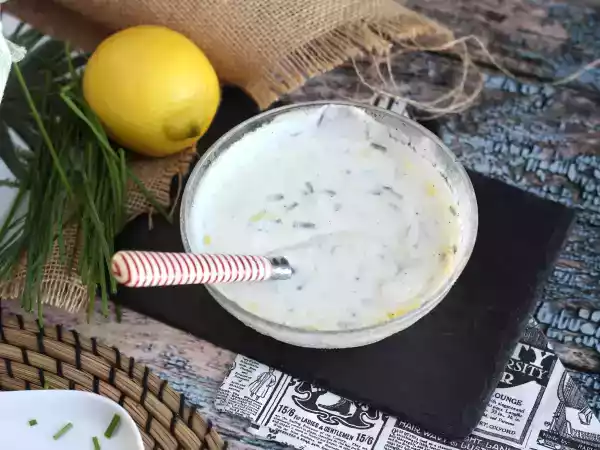 Receta Salsa de yogur saludable