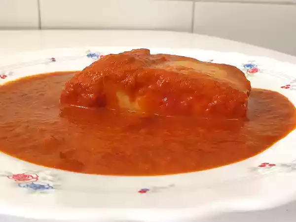 Receta Bacalao a la vizcaína