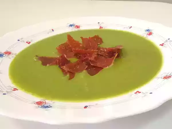 Receta Crema de guisantes