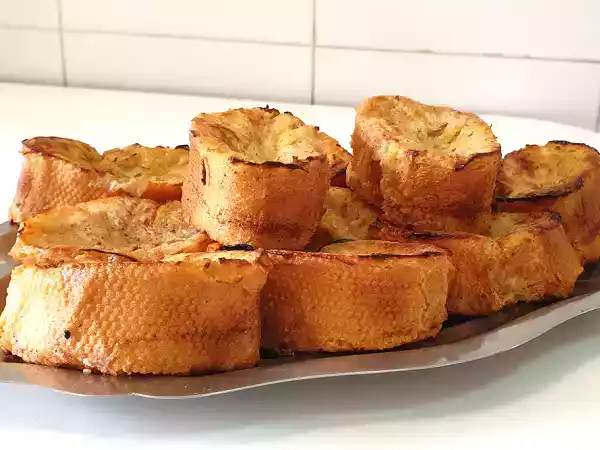 Receta Torrijas de leche condensada al horno
