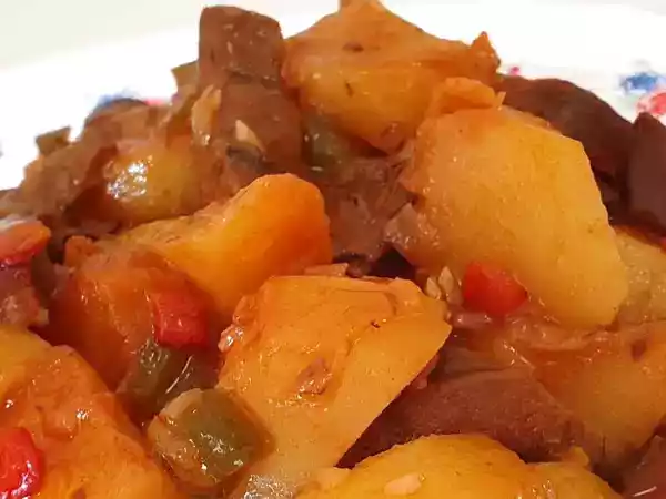 Receta Guiso de patatas y níscalos