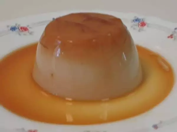 Receta Flan vegano