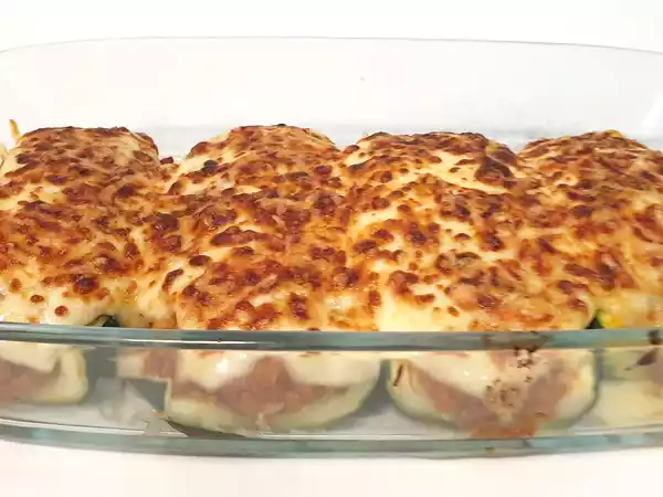 Receta Calabacines rellenos