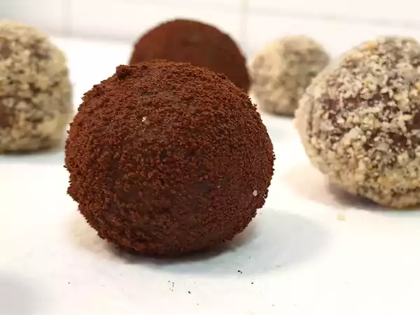 Receta Bolitas de dátiles y nueces