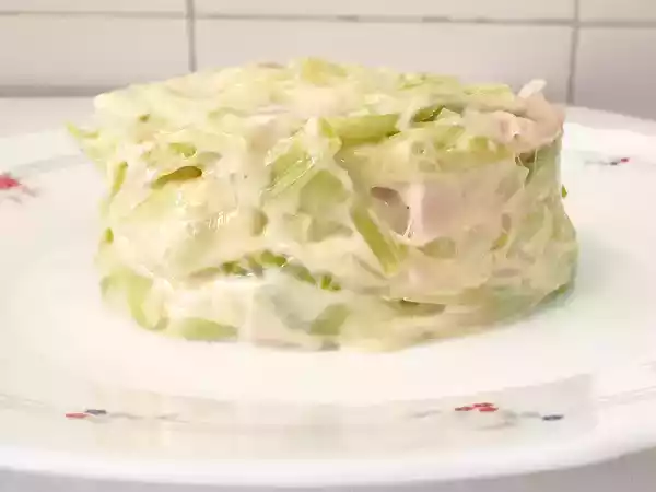 Receta Ensalada de puerros